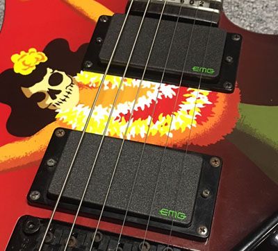 EMG Kirk Hammett Bone Breaker Signature Humbucker Active Pickup Set - Black