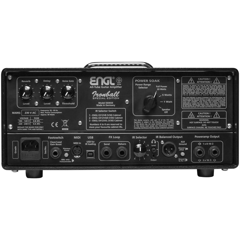 ENGL Ironball Special Edition E606SE 20 Watt Tube Guitar Amplifier Head