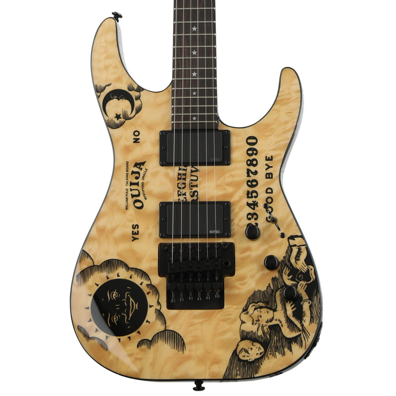 ESP LTD Kirk Hammett Limited Edition Ouija Natural Electric Guitar with Case