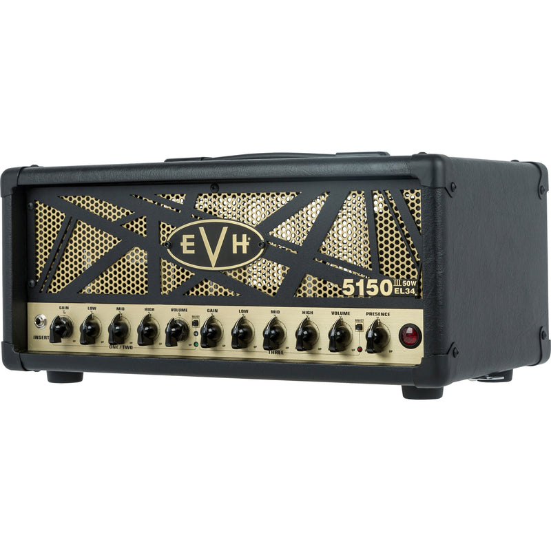 EVH 5150III 50W EL34 Tube Guitar Amplifier Head - Black