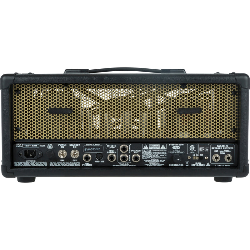 EVH 5150III 50W EL34 Tube Guitar Amplifier Head - Black