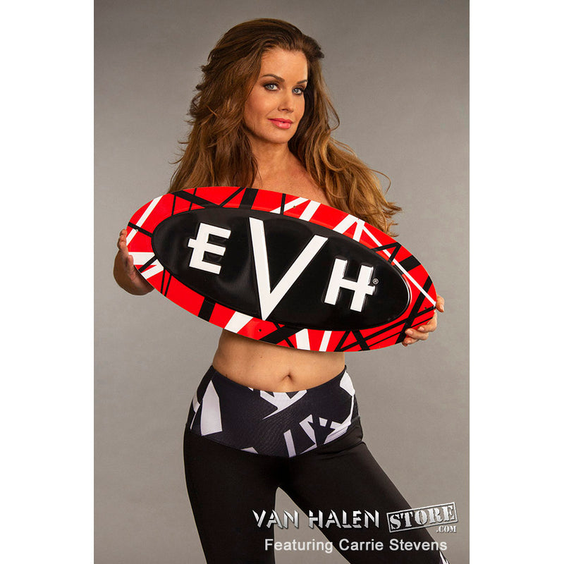 EVH Striped Logo Embossed Tin Wall Sign