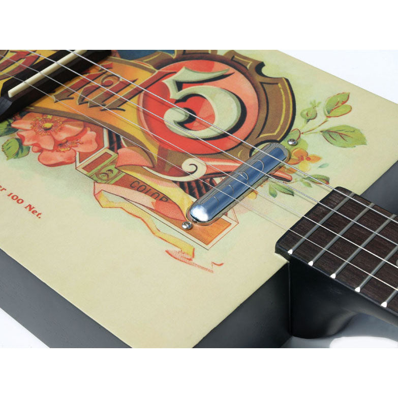 Eddy Finn EF-SP5-E Electric Cigar Box Guitar - With Gig Bag