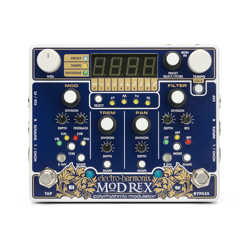 Electro-Harmonix Mod Rex Polyrhythmic Modulator Pedall