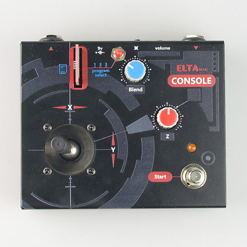 Elta Music Console Cartridge Based Digital Effects Pedal with Delay and Reverb Cartridges