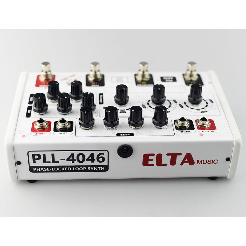 Elta Music PLL-4046 Analog Phase Locked Loop Synth Effect Multi-Voice Analog Harmonizer and Fuzz Pedal