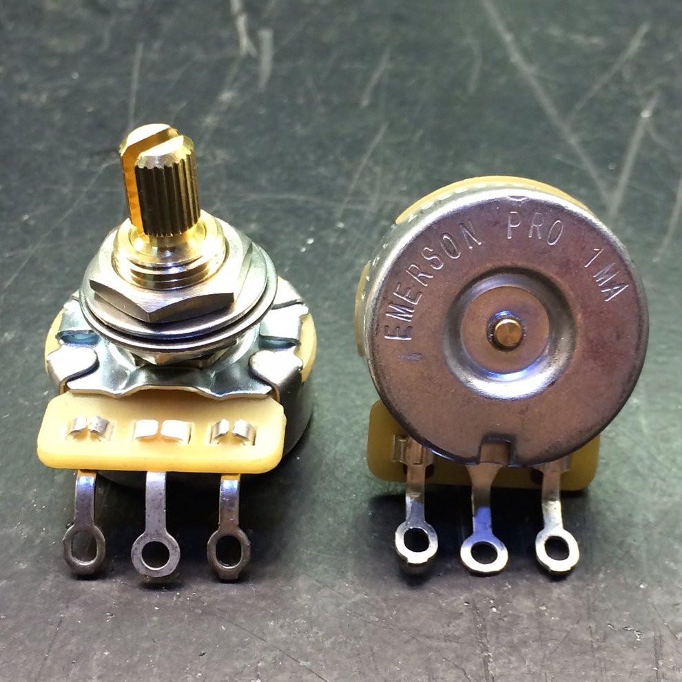 Emerson Custom 1 MEG Split-Shaft Potentiometer