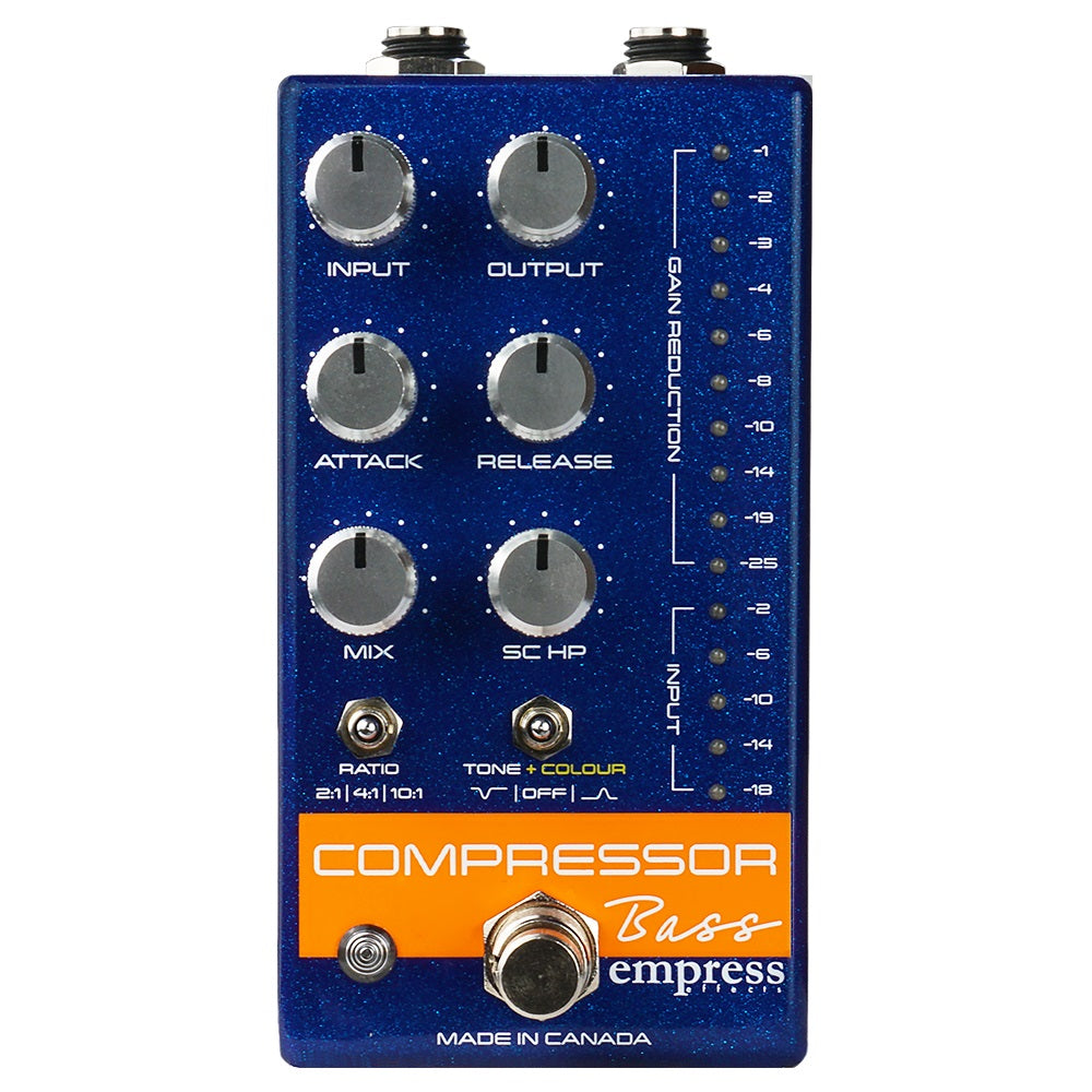 Empress Effects Bass Compressor Pedal - Blue Sparkle