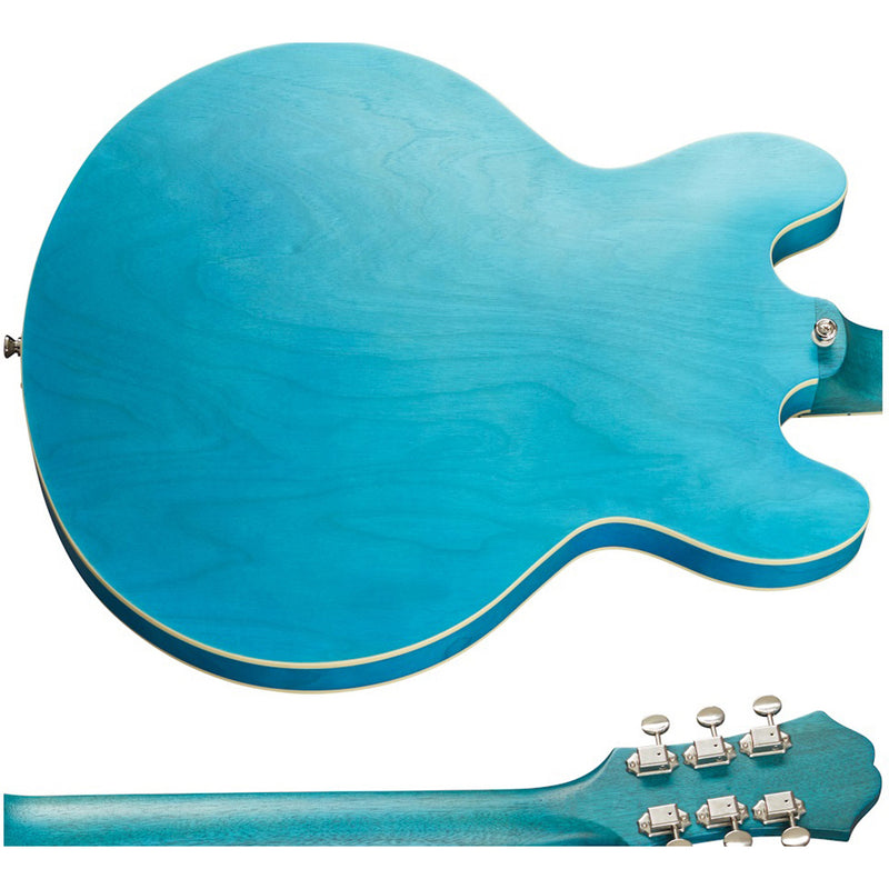Epiphone Casino Worn Hollow Body Guitar - Worn Blue Denim