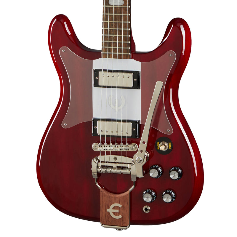 Epiphone Crestwood Custom Guitar w/ Tremotone Vibrato - Cherry