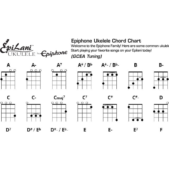 Epiphone EpiLani Ukulele (Soprano) - Natural Satin