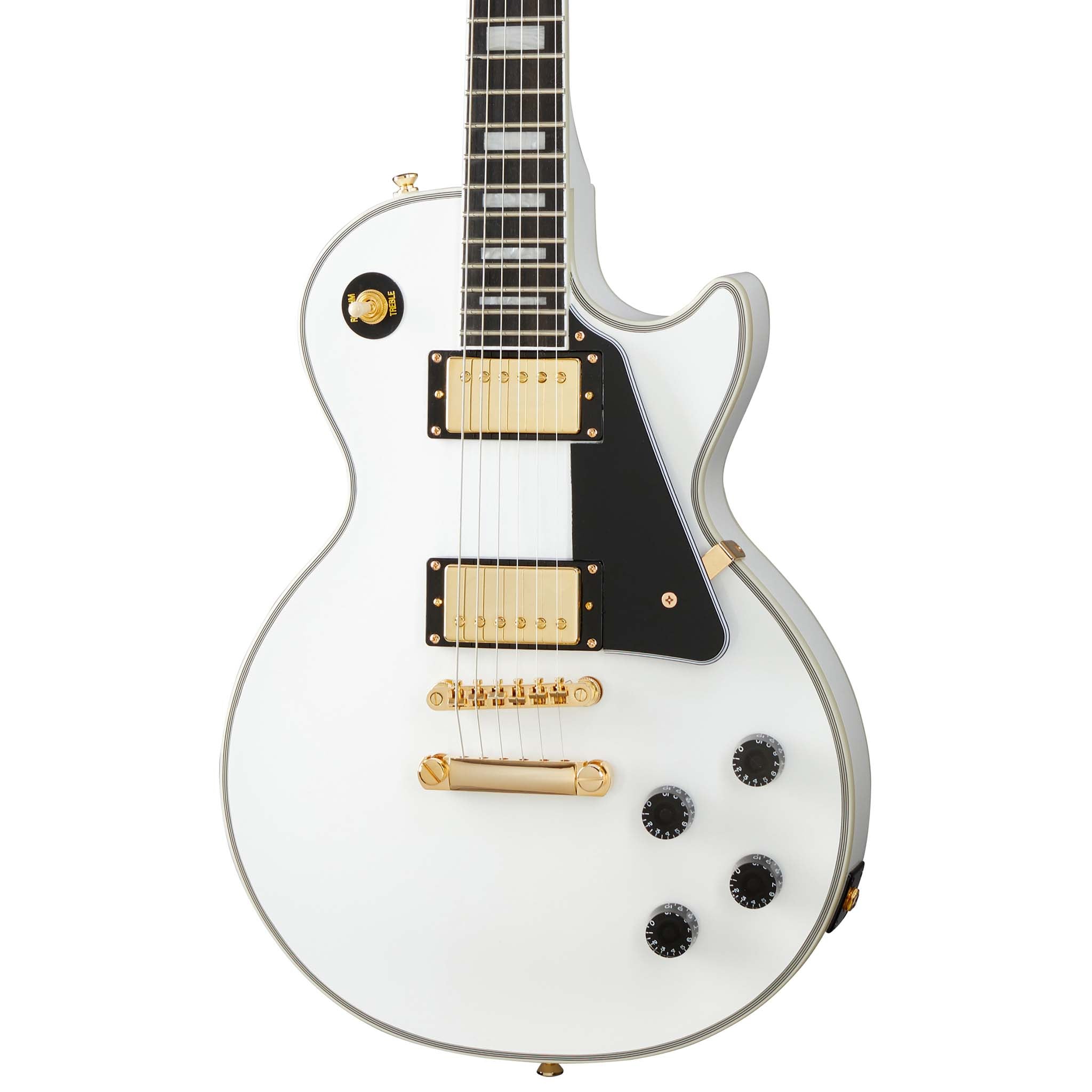 Epi LP Custom Alpine WH – Motor City Guitar