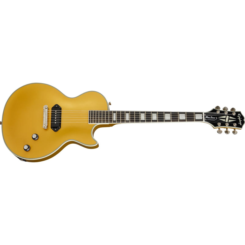Epiphone Jared James Nichols Gold Glory Les Paul Custom with EpiLite Case - Double Gold Aged Gloss