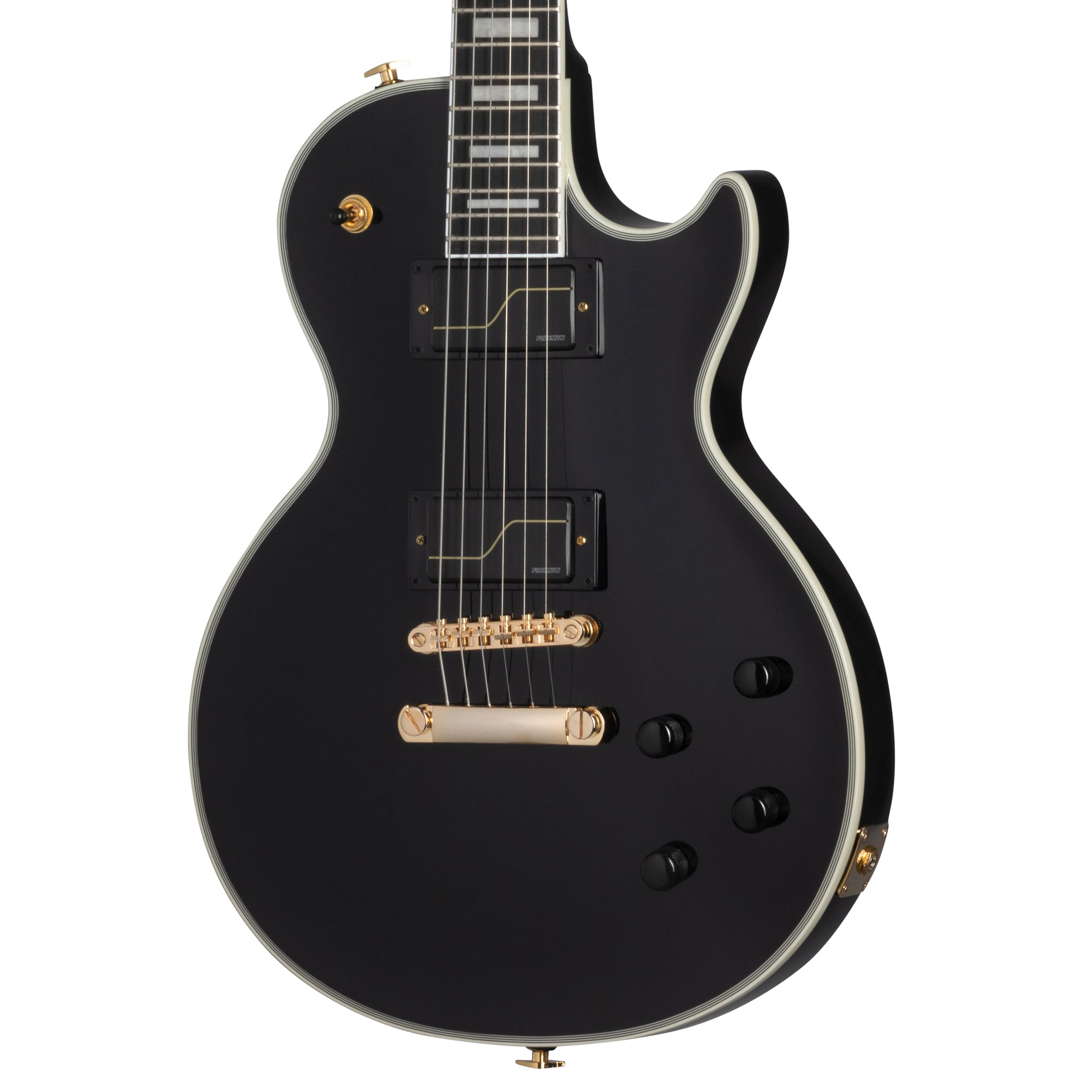 Epi Heafy LP Cust Ebony – Motor City Guitar