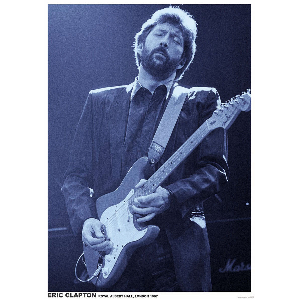 Eric Clapton RAH 1987 Poster