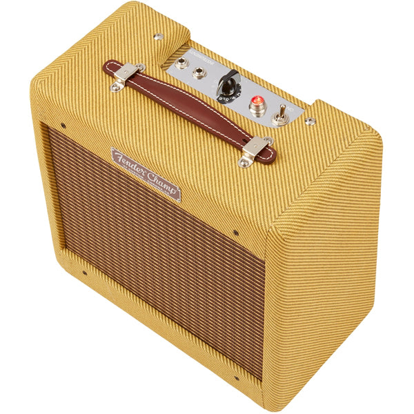 Fender 57 Custom Champ 5 Watt 1 x 8" Hand-Wired Tube Guitar Amplifier - Laquered Tweed