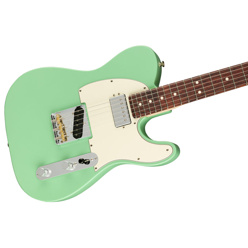 Fender American Performer Telecaster Hum - Satin Surf Green w/ Rosewood Board