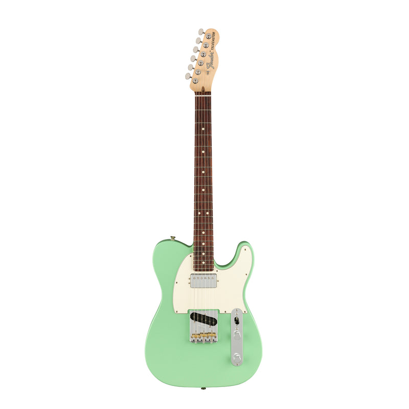 Fender American Performer Telecaster Hum - Satin Surf Green w/ Rosewood Board