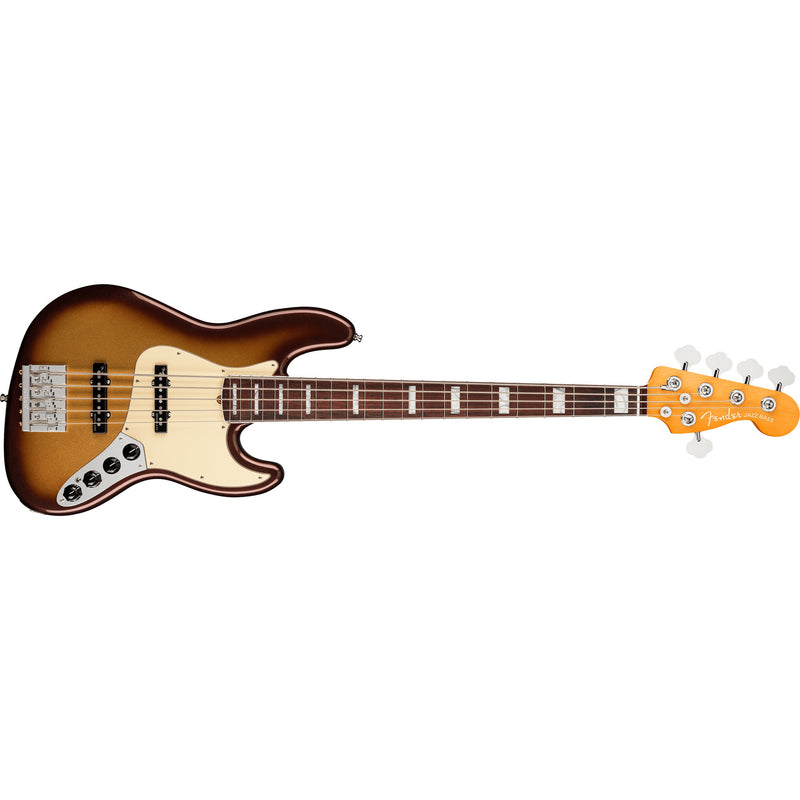 Fender American Ultra Jazz Bass V w/Rosewood Fretboard - Mocha Burst