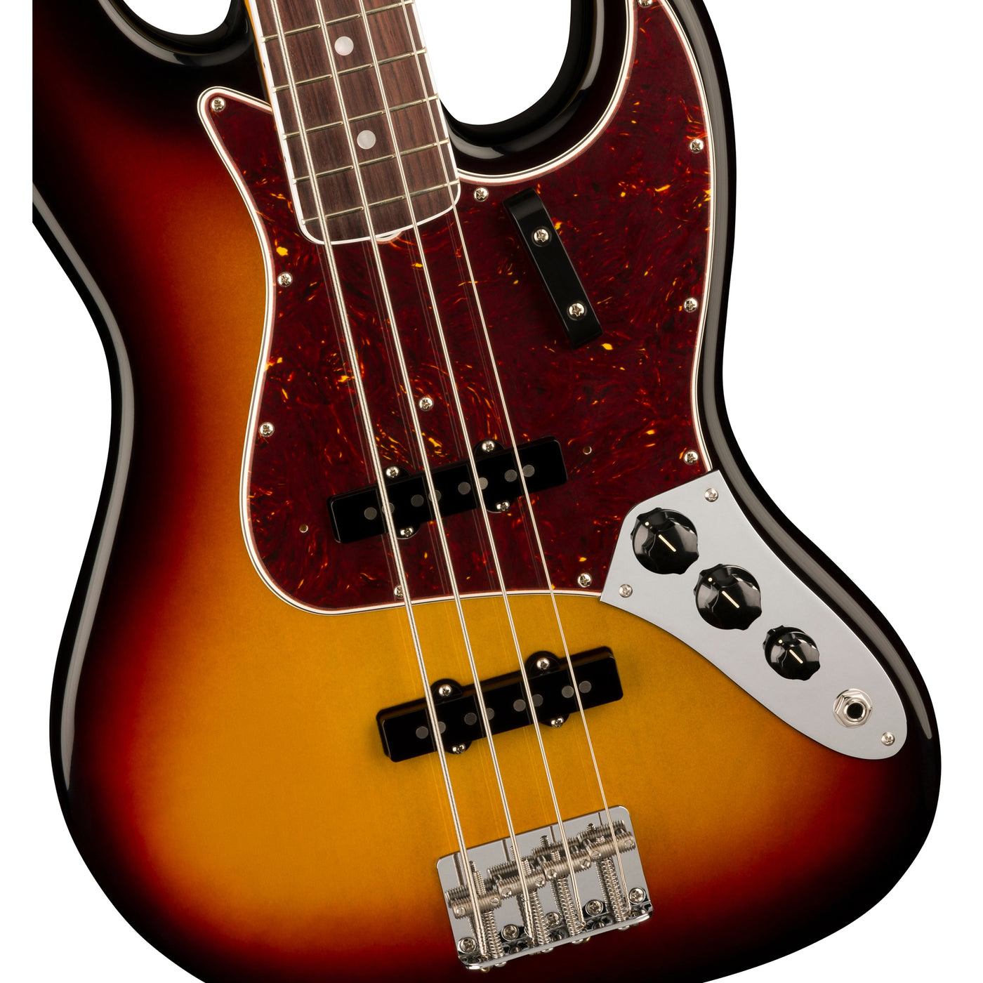 Fender American Vintage II 1966 Jazz Bass Rosewood Fingerboard - 3-Color  Sunburst New