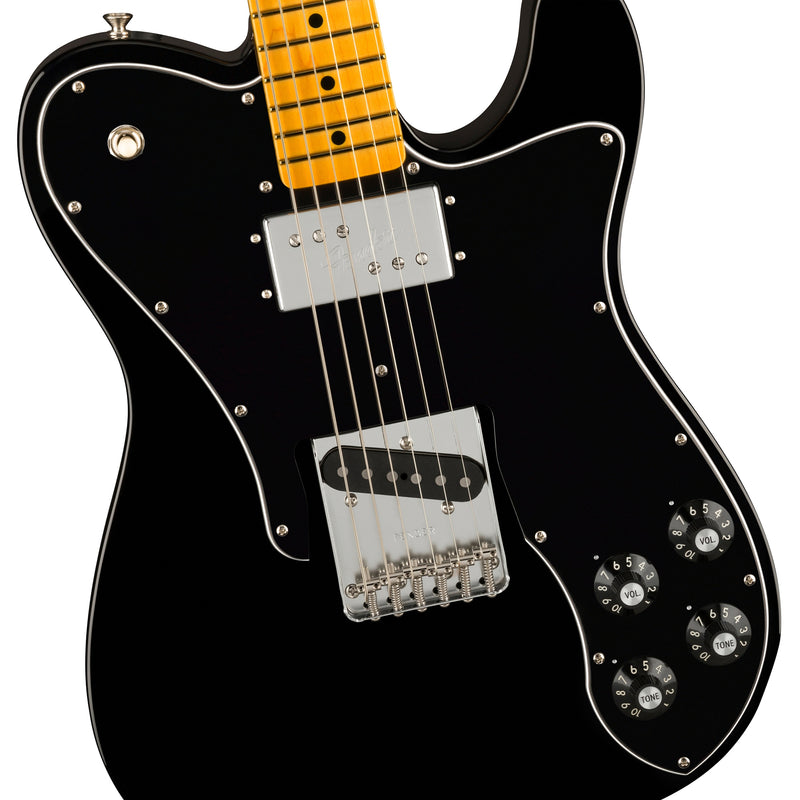 Fender American Vintage II 1977 Telecaster Custom Maple Fingerboard - Black
