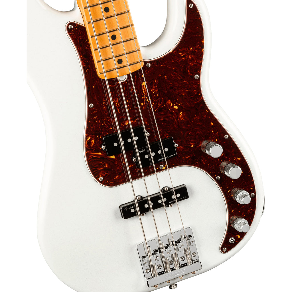 Fender American Ultra Precision Bass w/Maple Fretboard - Arctic Pearl