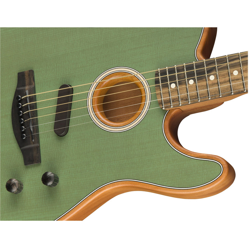 Fender American Acoustasonic Telecaster Acoustic-Electric Guitar - Surf Green
