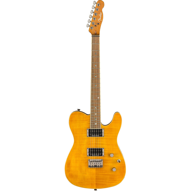 Fender Special Edition Custom Telecaster Flame Maple Top w/ Seymour Duncan Humbuckers - Amber