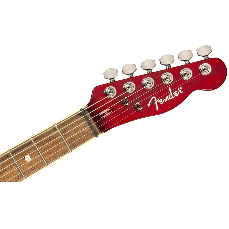 Fender Special Edition Custom Telecaster Flame Maple Top w/ Seymour Duncan Humbuckers - Crimson Red Transparent