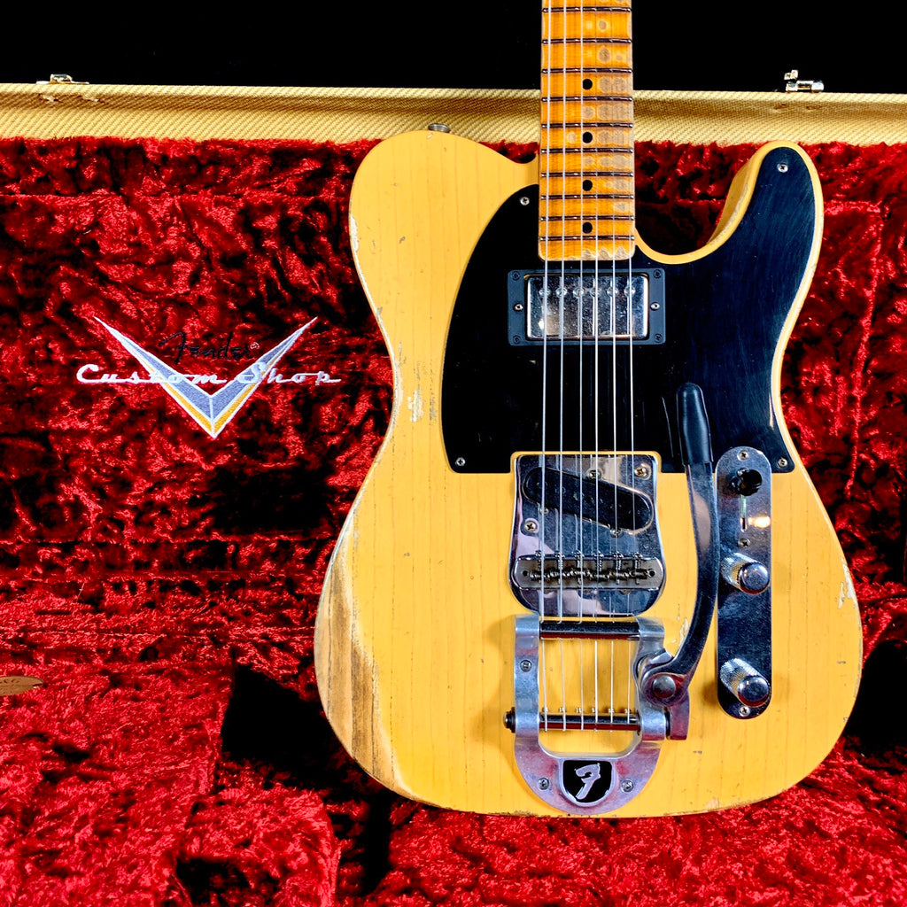 2020 Fender Custom Shop Limited Edition '50s Vibra Tele - Aged Butterscotch Blonde