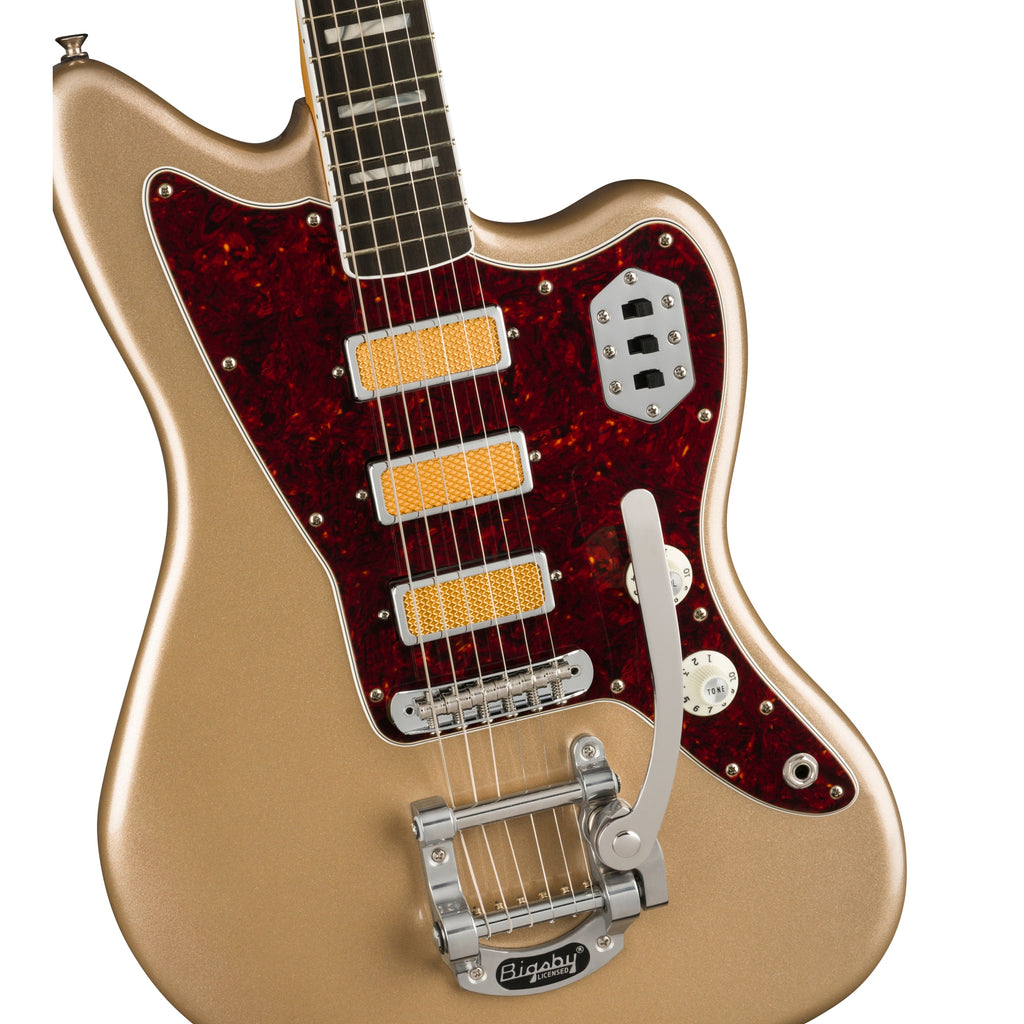 Fender Gold Foil Jazzmaster Guitar w/ Ebony Fingerboard - Shoreline Gold