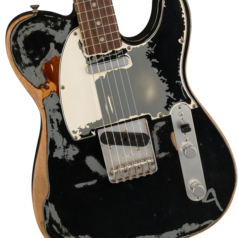 Fender Joe Strummer Signature '66 Telecaster Rosewood Fingerboard - Black over 3-Color Sunburst