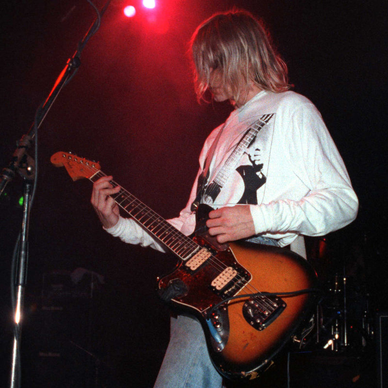 Fender Kurt Cobain Signature Jaguar Guitar Rosewood Fingerboard w/ Dimarzio Pickups - 3-Color Sunburst
