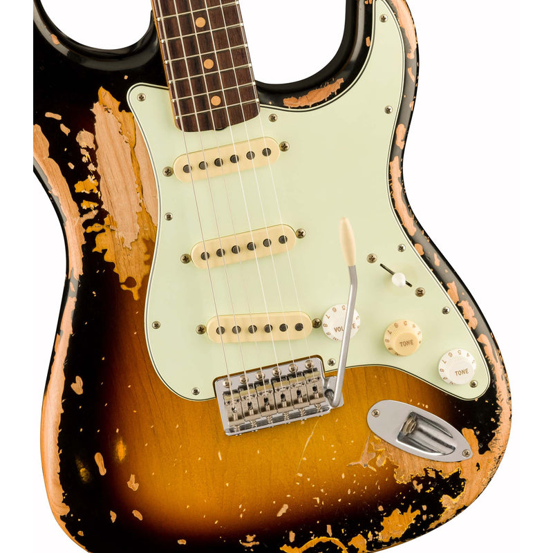 Fender Mike McCready Signature Relic Stratocaster Rosewood Fingerboard - 3-Color Sunburst