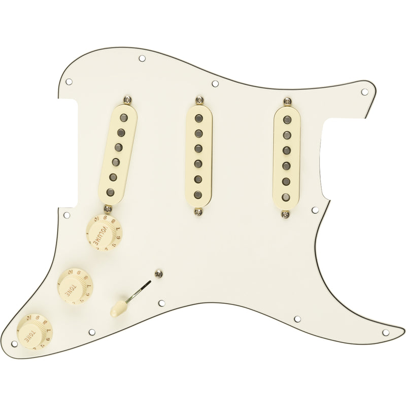 Fender Pre-Wired Strat Pickguard Assembly Original '57/'62 SSS 11-Hole - Parchment