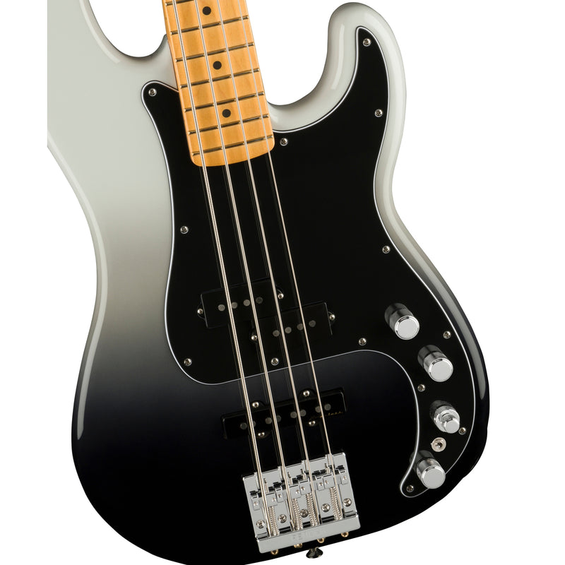 Fender Player Plus Active Precision 4-String Bass Guitar Maple Fingerboard - Silver Smoke