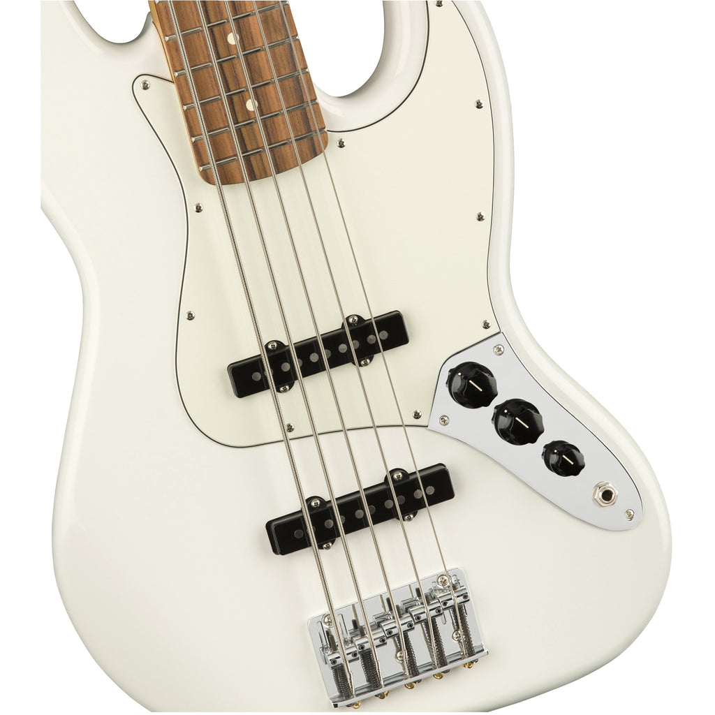 Fender Player Jazz Bass V - Polar White w/ Pau Ferro Fingerboard