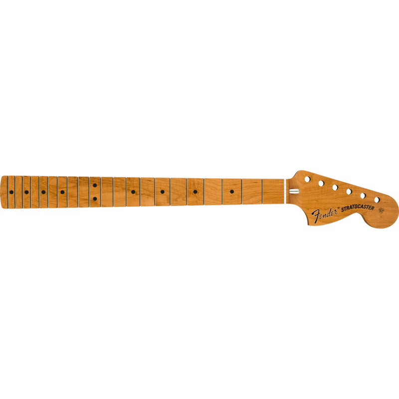 Fender Roasted Maple Vintera Mod '70's Stratocaster Replacement Neck 21 Medium Jumbo Frets 9.5" Radius Maple Fretboard "C" Shape