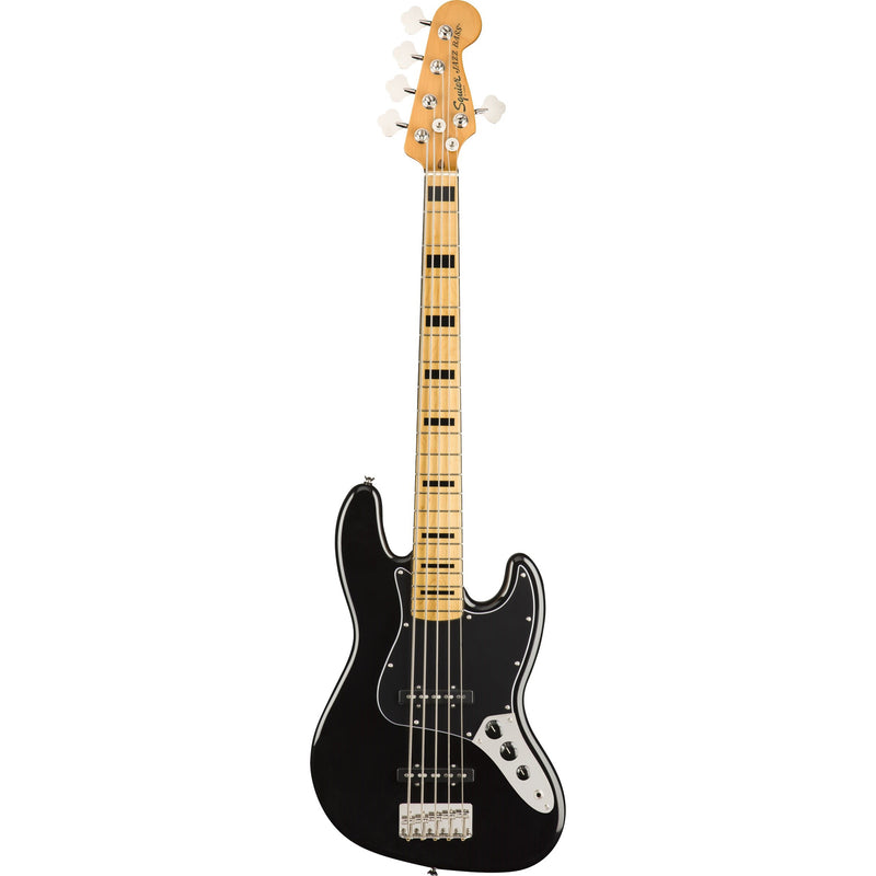 Squier Classic Vibe 70s Jazz Bass V 5-String Bass - Black w/ Maple Fingerboard