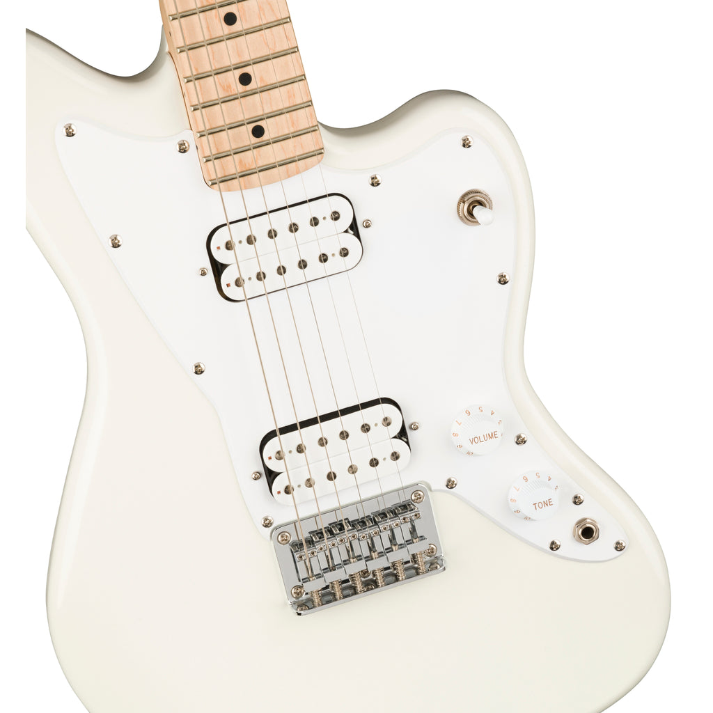 Squier Mini Jazzmaster HH, Maple Fingerboard, Olympic White