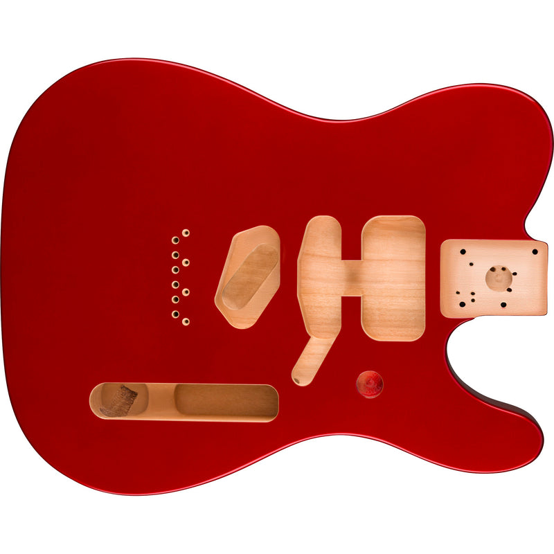 Fender Deluxe Series Telecaster SSH Alder Body Modern Bridge Mount, Candy Apple Red