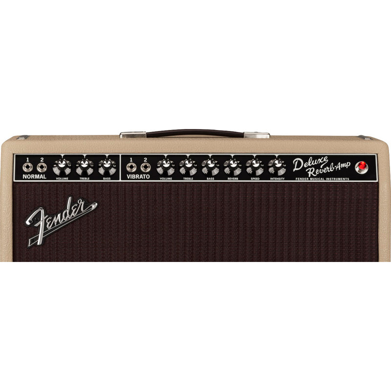 Fender Tone Master Deluxe Reverb 1x12" 22 Watt Solid State Guitar Combo Amplifier - Blonde