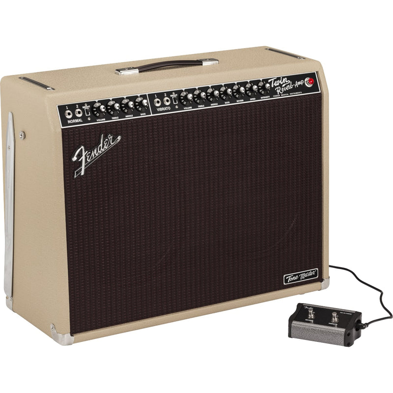 Fender Tone Master Twin Reverb 2x12" 85 Watt Solid State Guitar Combo Amplifier - Blonde