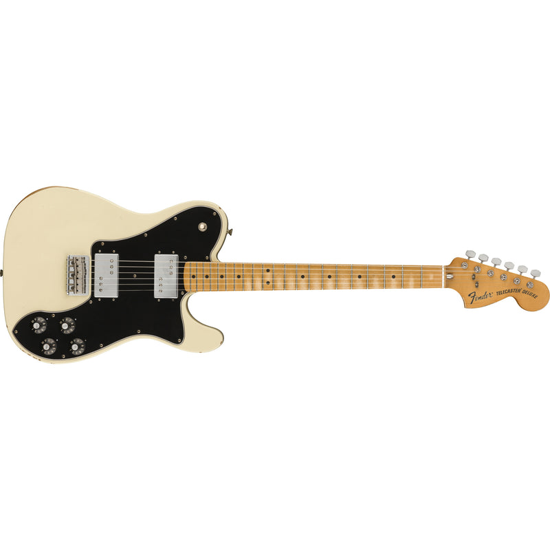 Fender Vintera Road Worn '70s Telecaster Deluxe Guitar - Olympic White