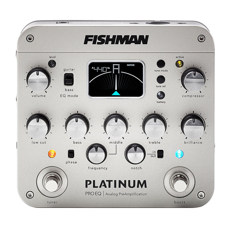 Fishman Platinum Pro EQ/DI Analog Acoustic Instrument Preamp Pedal