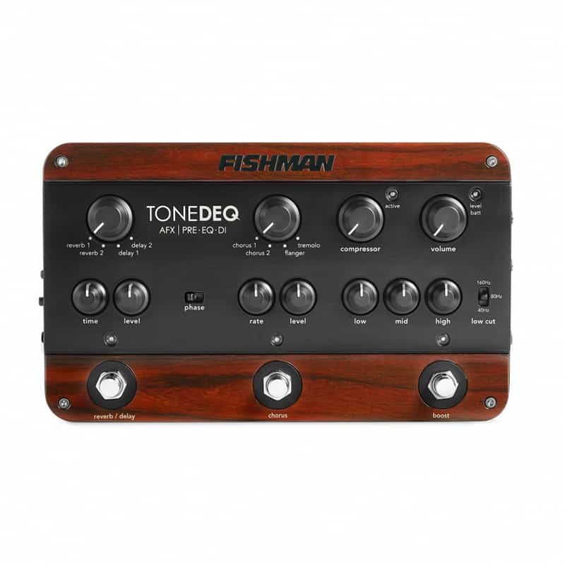 acoustic guitar delay pedal Fishman ToneDEQ AFX Preamp, EQ, DI