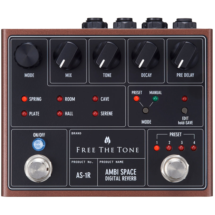 ギター FREE THE TONE AS-1R AMBI SPACE Free The Tone AmbiSpace Reverb – Motor City Guitar