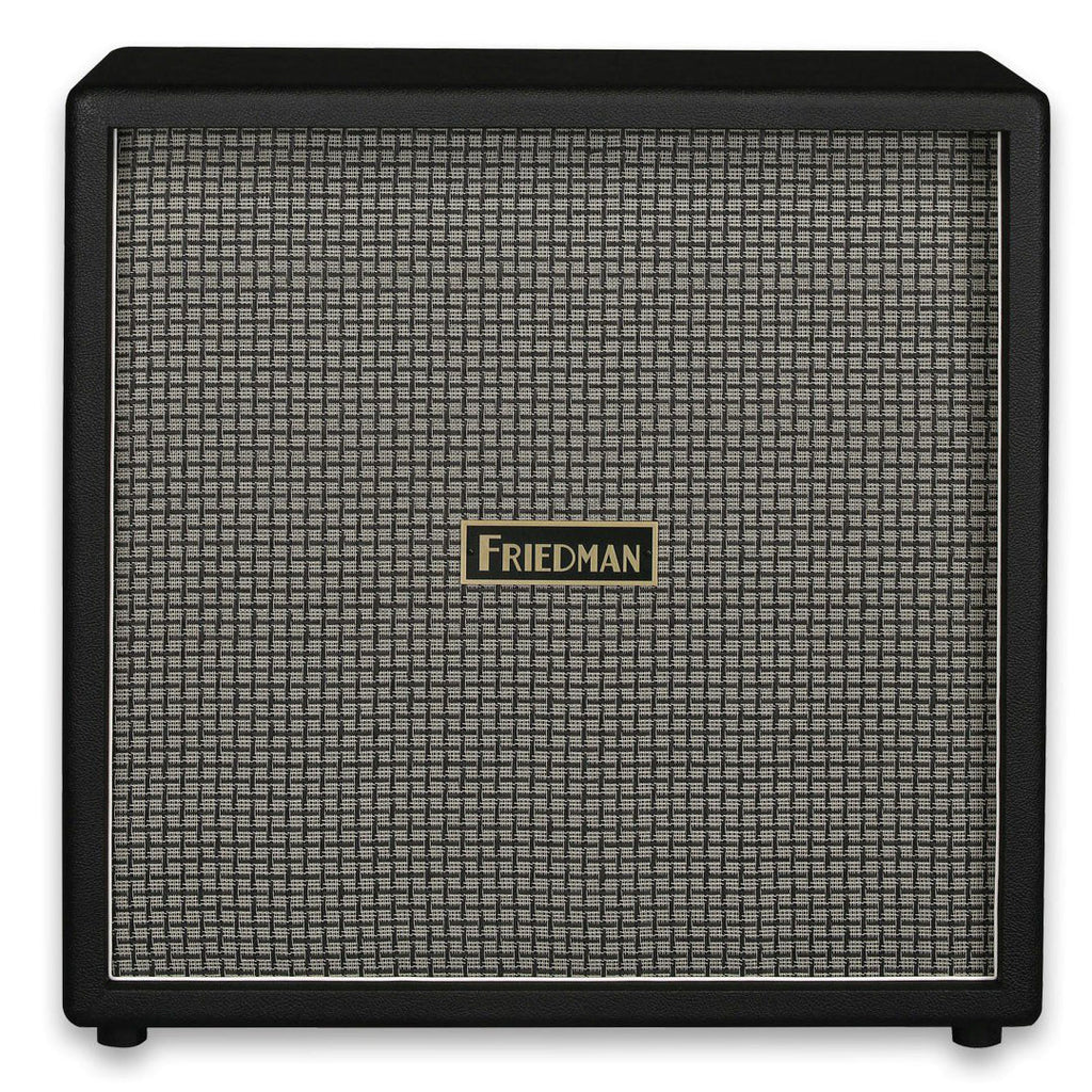 Friedman 4x12” Closed-Back Cabinet - 2 x Vintage 30 & 2 x Greenback Speakers - Checkered Grille Cloth
