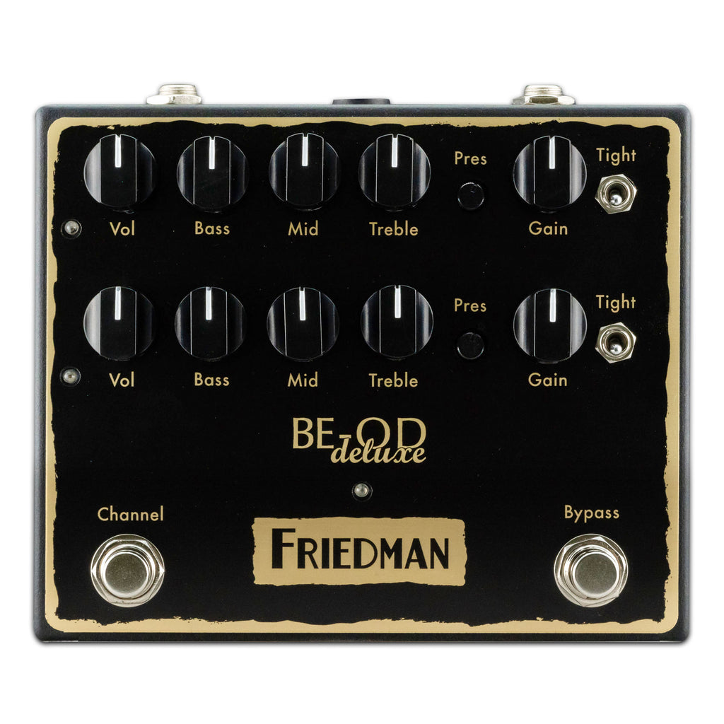 Friedman BE-OD Deluxe Overdrive Dual Push Button Pedal