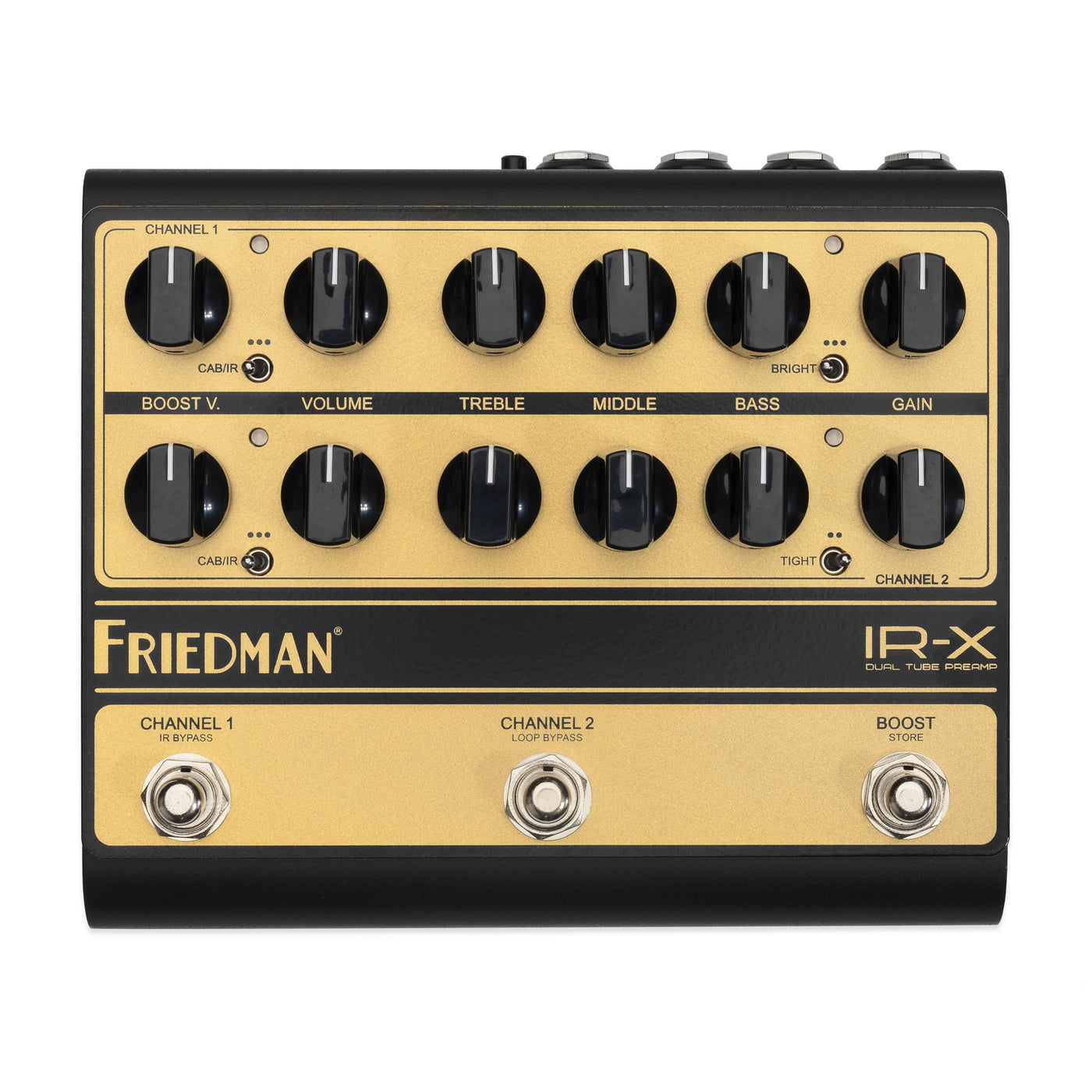 high voltage tube pedal Friedman IR-X Dual-Channel High Voltage Tube Preamp DI + IR Pedal New